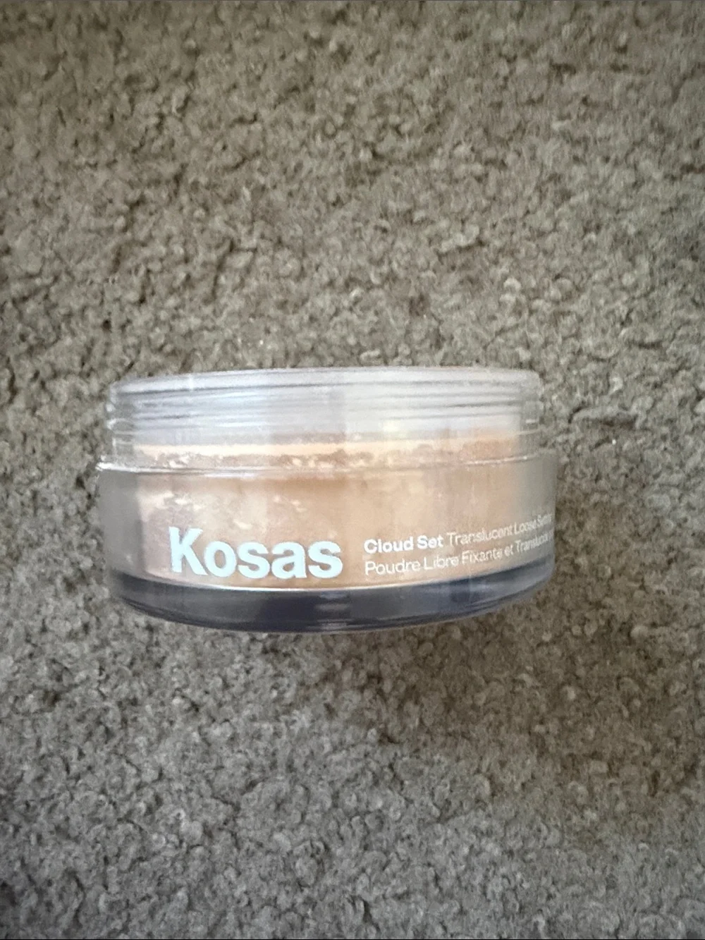 Kosas setting Powder Jar - sheer yellow never used
